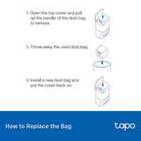 TP-Link Tapo RVA200 Robot Vacuum Disposable Dust Bag — product view 5