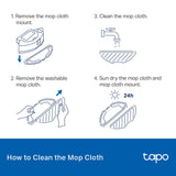 TP-Link Tapo RVA300 Robot Vacuum Washable Mop Cloth — product view 4