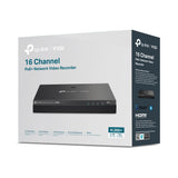 TP-Link VIGI NVR2016H-16P VIGI 16 Channel PoE+ Network Video Recorder — product view 4