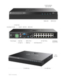 TP-Link VIGI NVR2016H-16P VIGI 16 Channel PoE+ Network Video Recorder — product view 5