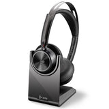 HP Poly Voyager Focus 2 MS Teams Headset + USB-C/A with Charging Stand