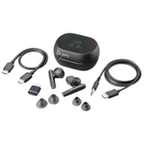 HP Poly Voyager Free 60+ MS Teams USB-C Wireless Earbuds Black