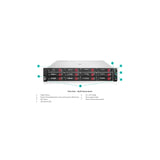 HPE ProLiant DL380 Gen10 Plus 2U rack server - 12 LFF front view