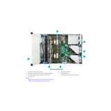 HPE ProLiant DL380 Gen10 Plus 2U rack server - internal view