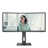 AOC CU34P3CV 34" WQHD Curved VA 100Hz Business Monitor with USB-C 65W and KVM - image 3