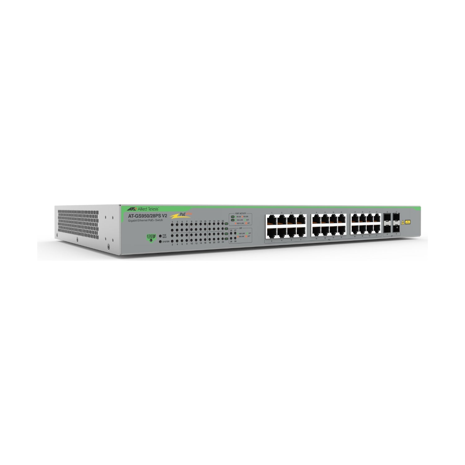 Allied Telesis GS950/28PS V2 24-Port Gigabit PoE+ Switch Singapore