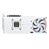 ASUS ROG Astral GeForce RTX 5090 32GB GDDR7 White OC Edition graphics card - backplate view