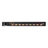 ATEN CL5708 rear panel with 8 SPHD KVM ports