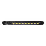 ATEN CL5708i rear panel with SPHD KVM ports and LAN