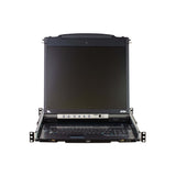 ATEN CL5808 LCD KVM switch rear KVM ports
