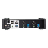 ATEN CS1822 2-port USB 3.0 4K HDMI KVMP switch rear panel ports