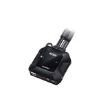 ATEN CS22H cable KVM switch rear console ports