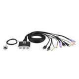 ATEN CS692 2-port USB HDMI/audio cable KVM switch