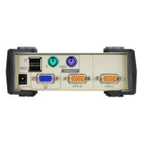 ATEN CS82U 2-port PS/2-USB VGA KVM switch rear panel ports