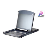 ATEN KL1108VN 19-inch Cat 5 dual rail LCD KVM over IP switch