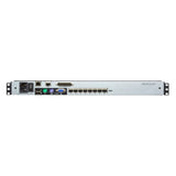 ATEN KL1508Ai rear panel with 8 RJ-45 KVM ports