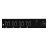 ATEN PE4104G 4-outlet eco PDU power controller rear panel ports