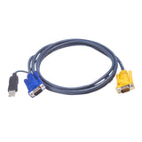 ATEN 2L-5206UP 6 m USB KVM cable with built-in PS/2 to USB converter