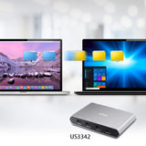 ATEN US3342 USB-C sharing switch with remote port selector