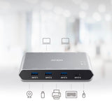 ATEN US3342 USB-C sharing switch detail view