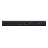 ATEN US3344i 4 x 4 USB 3.2 Gen 1 industrial sharing switch front panel