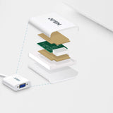 ATEN VC925 DisplayPort to VGA adapter cable view