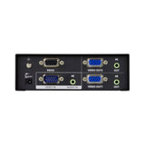 ATEN VS0102 VGA splitter rear ports