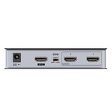ATEN VS182B rear HDMI input and two outputs