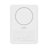 Belkin BoostCharge Slim Magnetic Power Bank 5K White