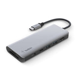 Belkin Connect USB - C 7 - in - 1 Multiport Hub Adapter (AVC009BTSGY)