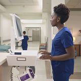 Ergotron CareFit™ Slim 2.0 LCD Cart 1 Drawer (1x1) Medical Cart (C50-3510-0) - Ergotron product view