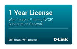 D - Link DSR - 1000AC Dynamic Web Content Filtering License 12 - months (DSR - 1000 - WCF - 12 - LIC) - SourceIT