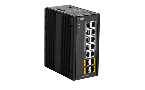 D-Link Industrial Gigabit Managed PoE Switch with SFP slots (DIS-300G-14PSW) - SourceIT
