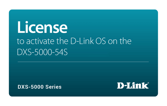 D - Link License to activate D - Link OS (DXS - 5K - 54S - DC - LIC) - SourceIT