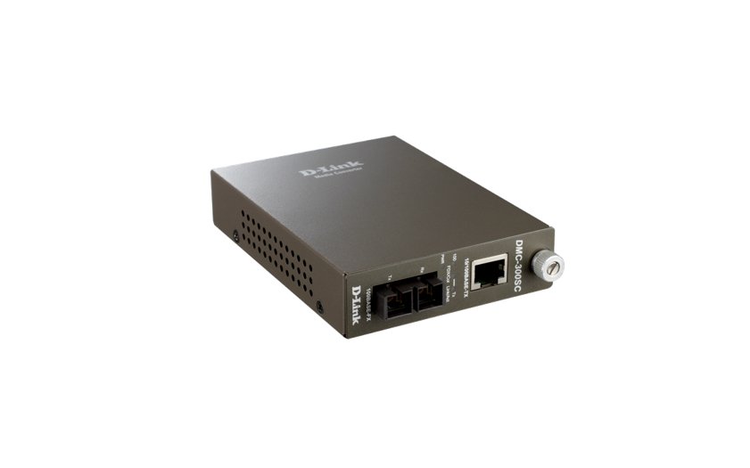 DLINK 1000Base-TX (UTP) to 1000Base-LX (SC) Single-mode 10km Fiber ...