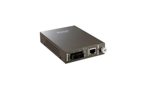 DLINK 10/100Base-TX Single-mode 15km Fiber Media Converter (DMC-515SC/E) - SourceIT