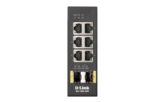 DLINK 8-Port Gigabit Unmanaged Industrial Switch (DIS-100G-8SW) - SourceIT