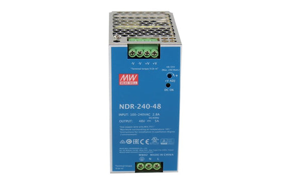 DLINK DIN Rail Power Supplies 240W 48V 5A Industrial Din Rail (NDR-240-48) - SourceIT