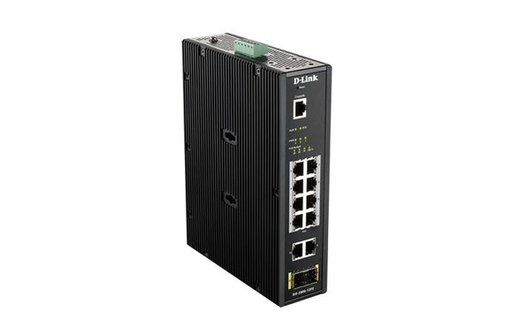 DLINK12-Port Gigabit Smart Managed Industrial Switch-Wide Temp (DIS-200G-12SW) - SourceIT
