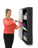 Ergotron Zip12 Charging Wall Cabinet (DM12-1006-3) - Ergotron product view
