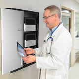 Ergotron Zip12 Charging Wall Cabinet (DM12-1006-3) - Ergotron product view