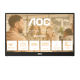 AOC 16T3FE 15.6" Full HD IPS Portable Monitor with USB-C and Mini HDMI - image 1