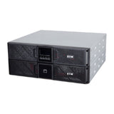 Eaton 9A 2U rack UPS shown with optional rack external battery module (Eaton product image)