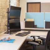 Ergotron DS100 Dual - Monitor Desk Stand Vertical (33 - 091 - 200)