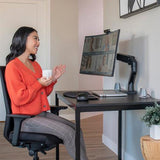 Ergotron HX Desk Monitor Arm Matte Black (45 - 475 - 224)