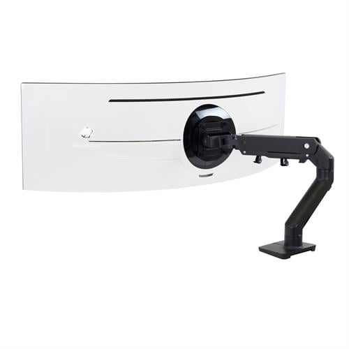Ergotron HX Desk Monitor Arm with HD Pivot Matte Black (45 - 647 - 224)