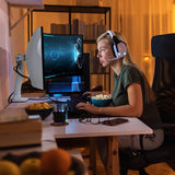 Ergotron HX Desk Monitor Arm with HD Pivot White (45 - 647 - 216)