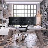 Ergotron HX Dual Monitor Desk Arm Black (45 - 476 - 224)