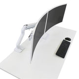Ergotron HX Dual Monitor Desk Arm White (45 - 476 - 216)