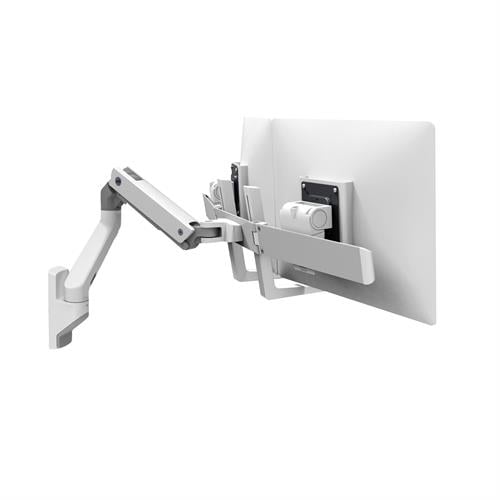 Ergotron HX Wall Dual Monitor Arm White (45 - 479 - 216)